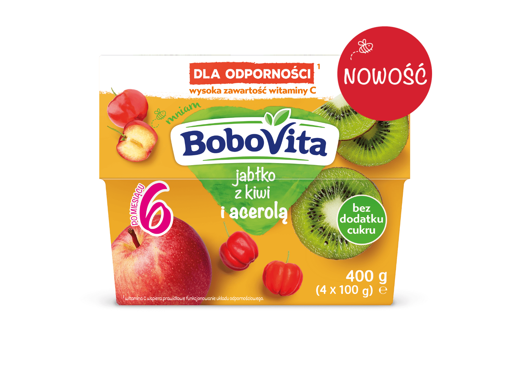 jabłko kiwi acerola