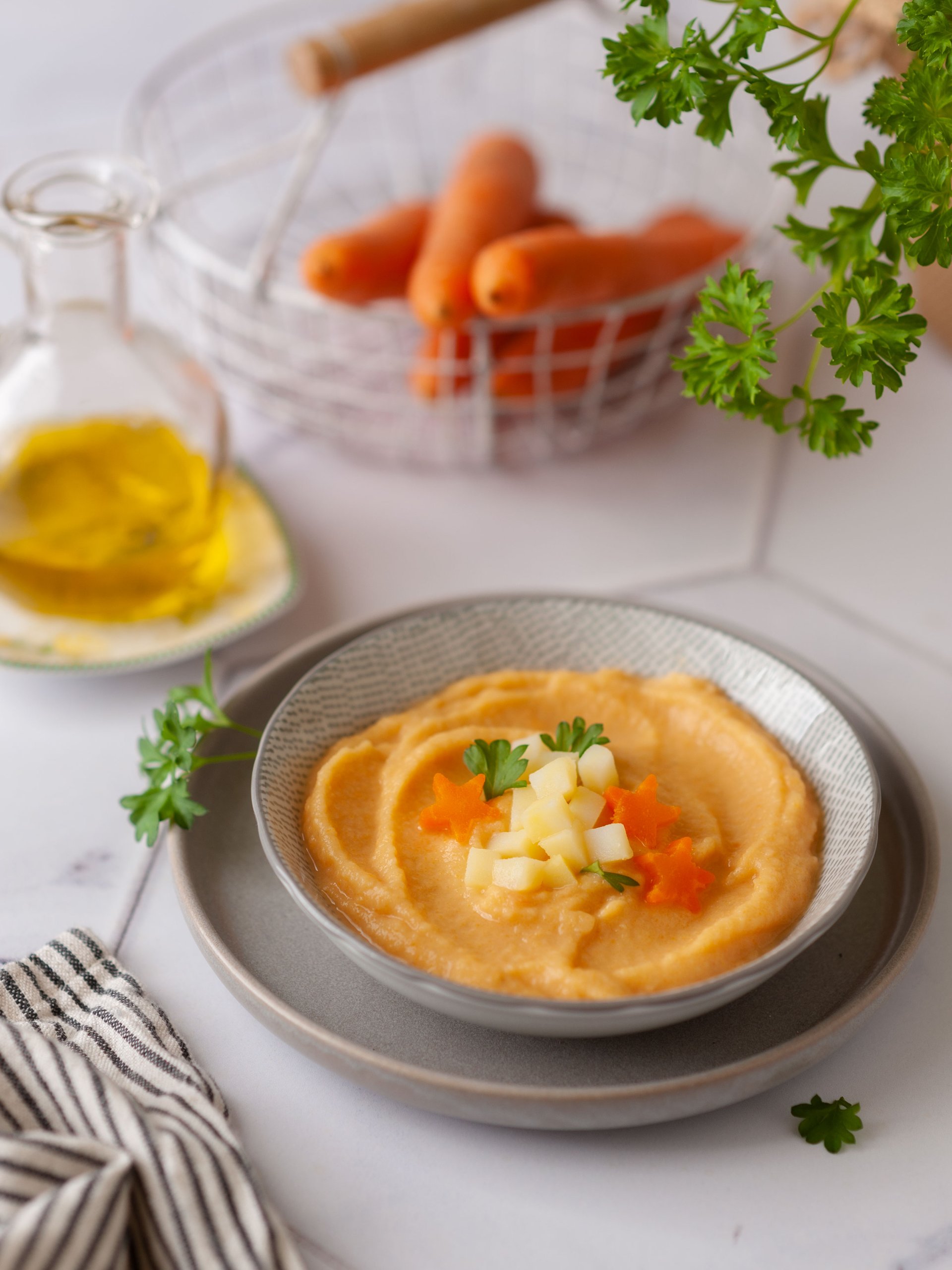 Zupa-krem z marchwi i ziemniaków